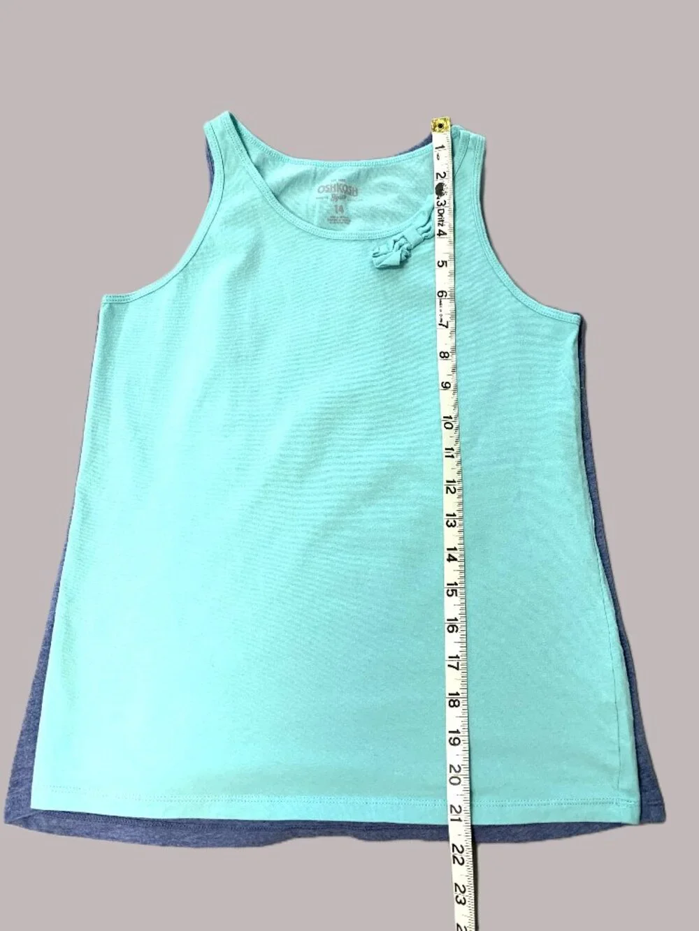 4 Piece Girl Set 2 DKNY Shorts 2 Tank Tops Children's Place Osh Kosh Size 14-16